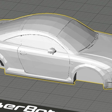 audi tt escale modelo juego vehiculos 3d print model - Mito3D