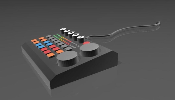 Audio mixer Modelli pcgamer giochi streaming 3d print model - Mito3D