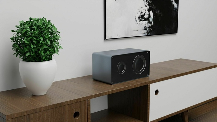 audio system electronics music device sound technology speaker stereo 3d print model - Mito3D