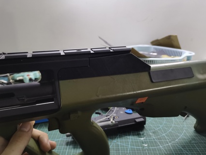 aug a2 patch airgunairsoft aeg gun toy rail 3d print model - Mito3D