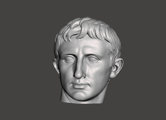 augusto cabeza busto arte decoraci n arte antig edades museo bustos escultura escritorio rostro vino 3d print model - Mito3D