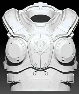 augustus 'cole train' cole armour armor cosplay gearsofwar lifesize prop replica game deltasquad 3d print model - Mito3D