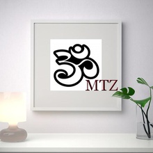 om pared escultura 2d art 3d print model - Mito3D