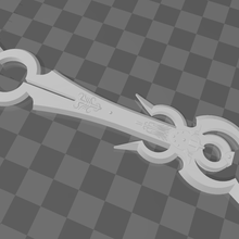 auron celestial espada fantasia 3d print model - Mito3D