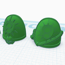 aurora bölüm omuz pedler oyun 3d print model - Mito3D