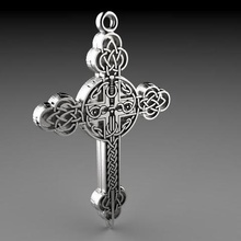 aurora indica jóias jannie a cruz chaveiro pingente medieval viking luifer 3d print model - Mito3D
