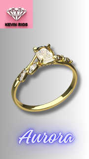 aurora ring Jewelry 3d print model - Mito3D