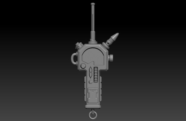 auspex scanner spiel wh40k kaiserliche bewachen astra militarum zeichen 3d print model - Mito3D