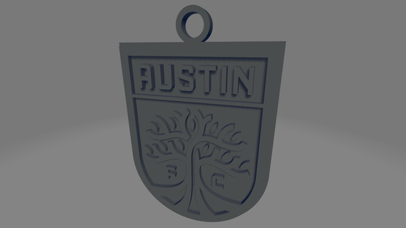 Austin fc chaveiro mls principal liga futebol futbol chaves lembrança presente esporte EUA Canadá América llavero anel texas 3d print model - Mito3D