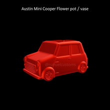 austin mini cooper flower pot vase flowerpot gadget art furniture design decoration morris 3d print model - Mito3D