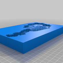áustria cookie de látex gips forma elevação mapas a casa do agregado familiar 3d print model - Mito3D