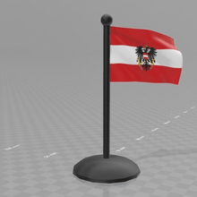 austria bandera de colores imprimibles art señales logotipos 3d print model - Mito3D