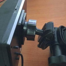 auto vox m1 macchina fotografica posteriore monitor gopro clip fotocamera mount gadget 3d print model - Mito3D