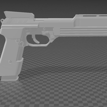 auto9 pistol from robocop mode cosplay pistolet arme 3d print model - Mito3D