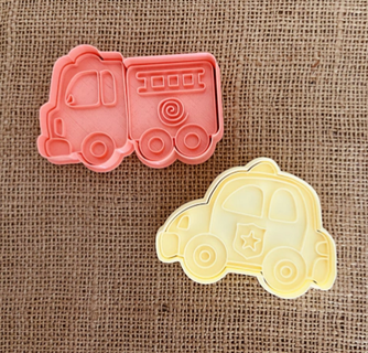 auto cars firefighter cookie cutter cookie cutter cookie cutter Various car cars truck firefighters fire truck cookie cutters cutters cookies  3d print model - Mito3D