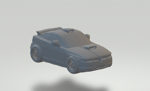 auto rallyman alfa Romeu 3d print model - Mito3D