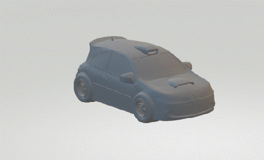auto rallyman megane 3d print model - Mito3D