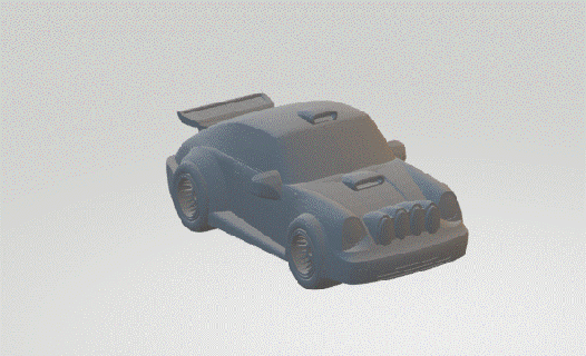 auto rallyman porche 3d print model - Mito3D