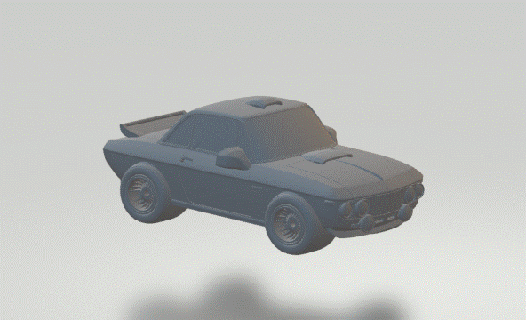 auto rallyman rs lancia 3d print model - Mito3D