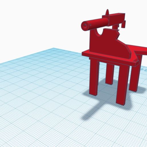 Oto Küçük kule Warhammer 40k wh wh40k aos tasarım fanart arazi bina tabanca 3D print model - Mito3D