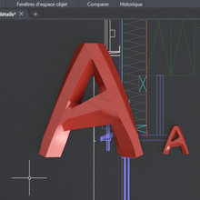 autocad logo architecture mechanics construction 3d print model - Mito3D
