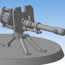 autocannon armas pesadas del equipo juego de juguete wh40k warhammer 40k 40000 warhammer40k 3d print model - Mito3D