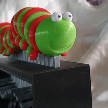 automata catapillar gadget animal toy 3d print model - Mito3D