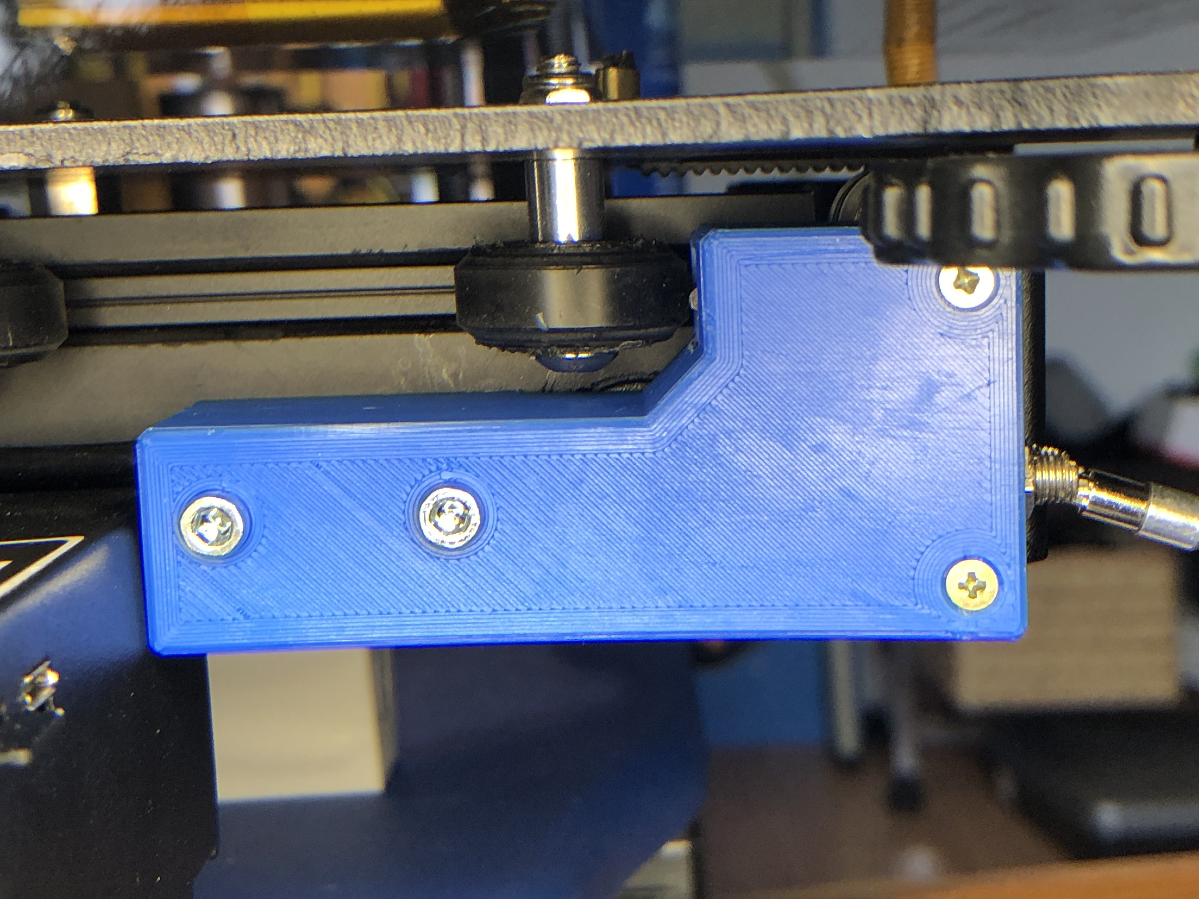 automático end of print detener cambiar interruptor ender 3 Pro 3D print model - Mito3D