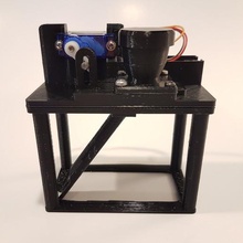 automatic fish feeder remixed home 9g servo arduino nano feed feeding tank pets 3d print model - Mito3D