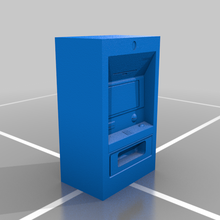 automatisch Erzähler Maschine Geldautomat Architektur Modell Möbel Kassierer Kasse Geld Spender 3d print model - Mito3D