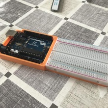 automation - arduino breadboard holder tool diy electronics 3d print model - Mito3D