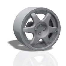 automotive vari la ruota pneumatico rim di ricambio auto rally gara racing velocità pneumatici l'ottimizzazione hobby il fai da te 3d print model - Mito3D