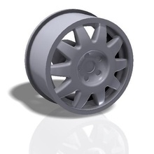 automotive vari la ruota pneumatico rim di ricambio auto rally gara racing velocità pneumatici l'ottimizzazione hobby il fai da te 3d print model - Mito3D