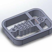 automotive cookie cutter engine oil check cookiecutter piston 3d print model - Mito3D