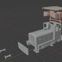 semovente locomotore abl badoni gioco locomotiva Ferrovia scala modello diesel veicoli h0 treno motore 3d print model - Mito3D