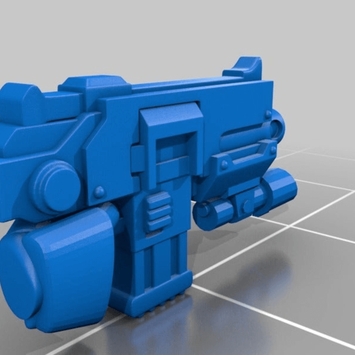 aux grenade launcher game props 3D print model - Mito3D