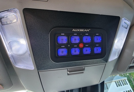 Auxbeam 2014 2021 Tundra Overhead montieren Toyota Schalter 3d print model - Mito3D