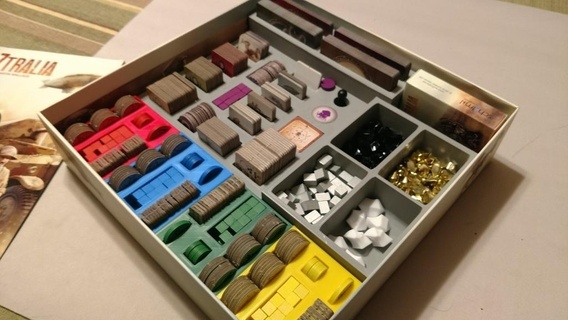 Australia scatola organizzatore giocattolo gioco Accessori 3d print model - Mito3D