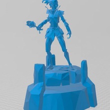 avalon campeón juego 3d print model - Mito3D