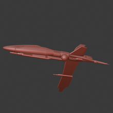 avar scifi space fighter wargame battletech mechwarrior jet clans 3d print model - Mito3D