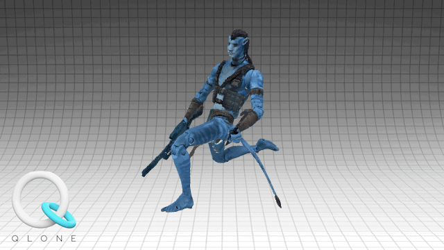 avatar - jake sully figure qlone 3D print model - Mito3D