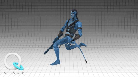 avatar Jake macchiare figura qlone 3d print model - Mito3D