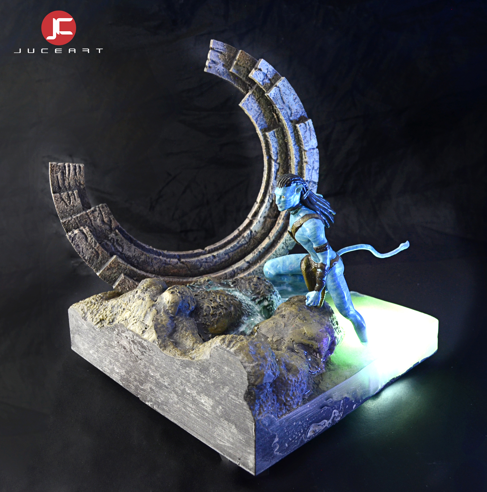 avatar 2 jake manchar agua figura escala película 3D print model - Mito3D