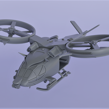 avatar helicopter 3d print model - Mito3D