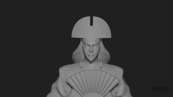 avatar kyoshi statue resin last air bender legend korra 3d print 3d print model - Mito3D
