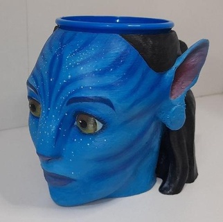 avatar neytiri mug subliplast gift breakfast 3d print model - Mito3D