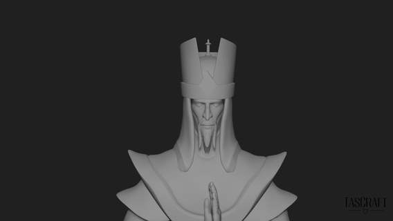 avatar szeto estátua resina ar dobrar lenda Korra 3d impressão 3d print model - Mito3D