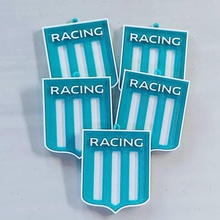 racing club de avellaneda porte-clés bijoux anneau un trousseau clés course football le soccer l'argentine 3d print model - Mito3D