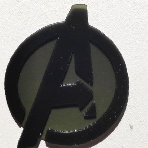 avenger badge gadget resine 3D print model - Mito3D