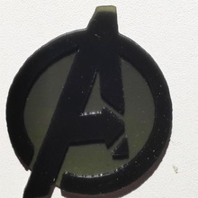 avenger badge gadget resine  badge avenger